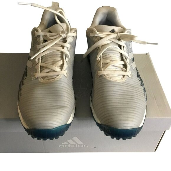 Adidas Club Chaos Spikeless Golf Shoes L7W5341 Gray and Blue Sz Men's 9.5 - Picture 4 of 13